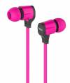 Yison Stereo Earphones with Microphone and Flat Cable for Android/iOs Devices Pink CX370-P